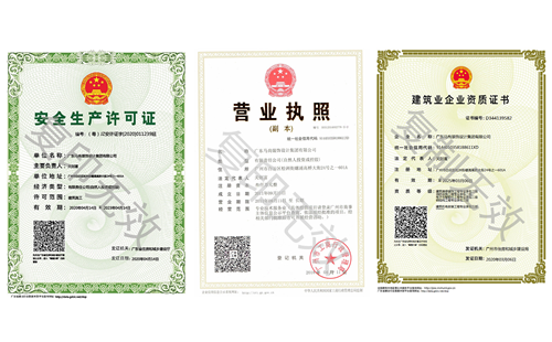 马尚集团安全生产许可证